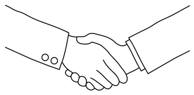 握手在日常生活中是一种经常使用的礼节方式,不仅常用在人们见面和