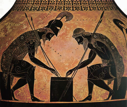 阿喀琉斯与埃阿斯玩骰子