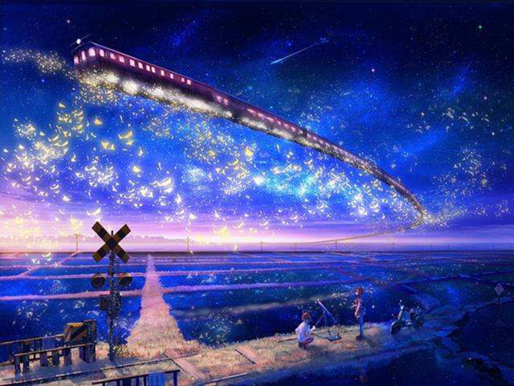 奇闻 英国夜空现银河列车 围观人员纷纷猜想 是流星雨还是ufo 腾讯新闻
