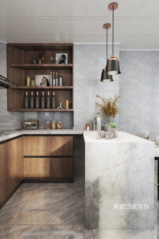 186 现代轻奢三居室 漫步于空间的生活之美 腾讯新闻