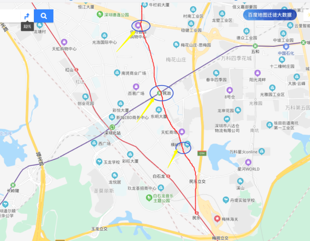 深大城际增加民治北站,与22号线同站换乘!已列入5期规划?