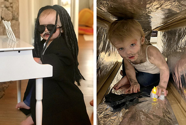 英国1岁女宝开启萌版cosplay,经典形象"演"得好棒!