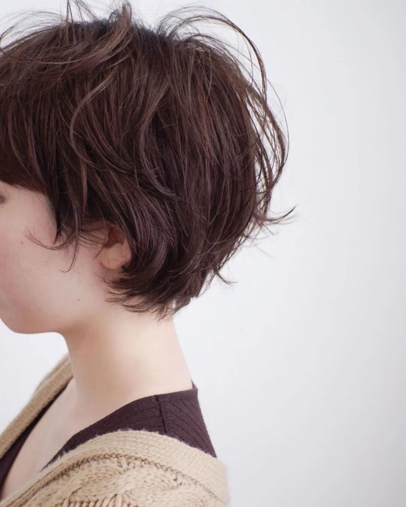 不看脸系列短发