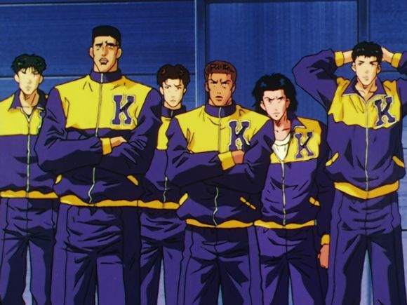 他们遇到了海南,翔阳,陵南强队,而其中最为遗憾的队伍是陵南这支篮球