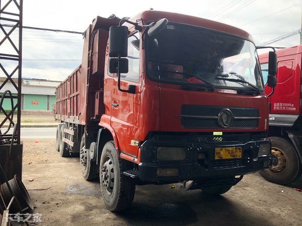 这台3年的二手东风天锦自卸车 只要不到10万块 为啥这么便宜 乘龙 轮胎 底盘 东风天锦 二手车 乘龙m3