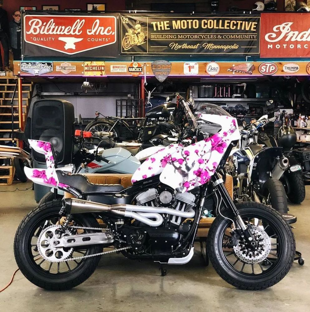 一直以为暴走族风格是日式机车的专利呢.