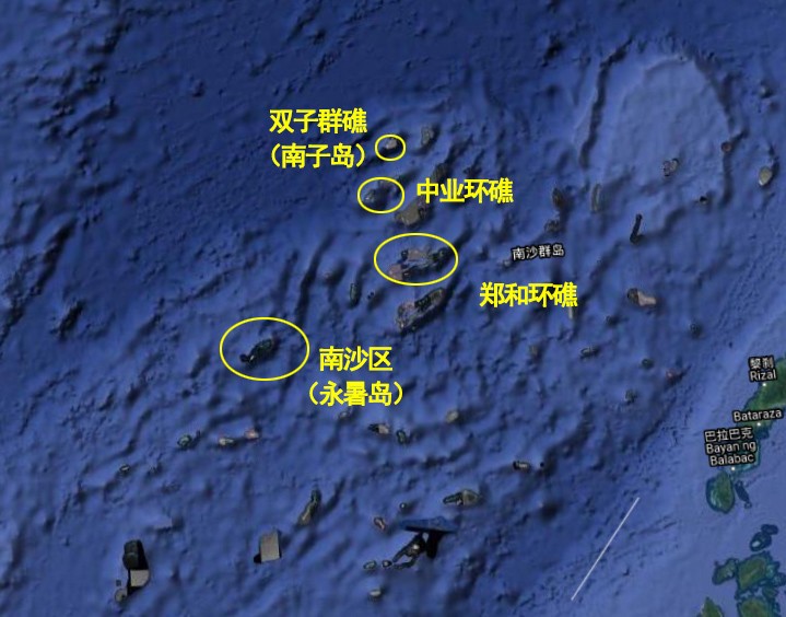 南海南子岛具体位置图在中国南海六大群礁带之中,双子群礁是唯一发育