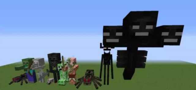 号,第一能让显卡崩溃|怪物|恶魂|凋零斯拉|地狱世界|末影龙|我的世界