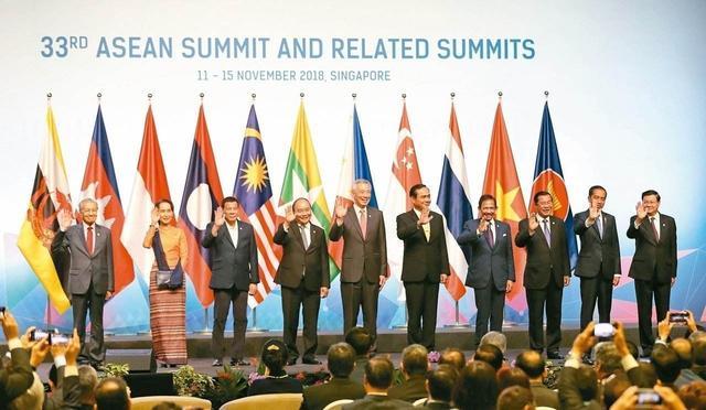 2011年,由东盟十国发起,邀请中国,日本,韩国,印度等国家共同参与的("