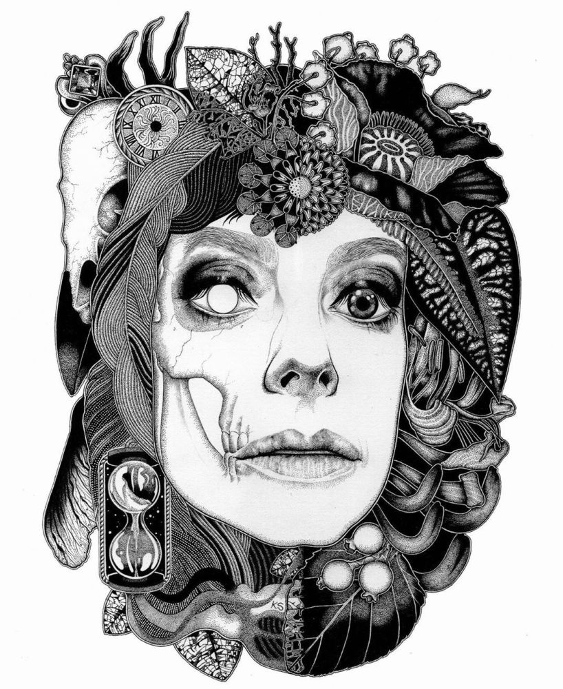 画一张黑白画确实没啥难度却让你画一张有创意的黑白画估计要构思很久