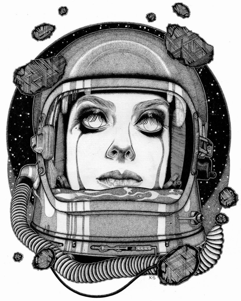 画一张黑白画确实没啥难度却让你画一张有创意的黑白画估计要构思很久