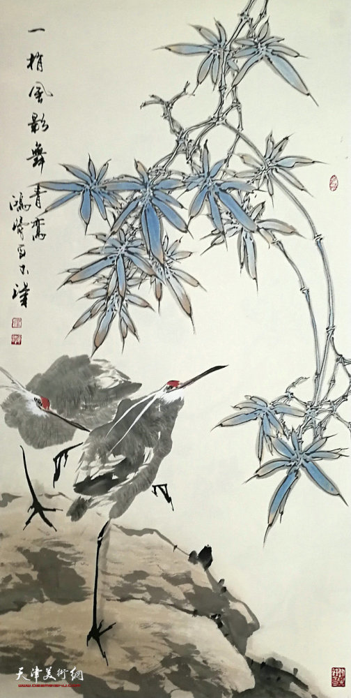 超然出尘天津著名画家翟鸿涛的花鸟世界