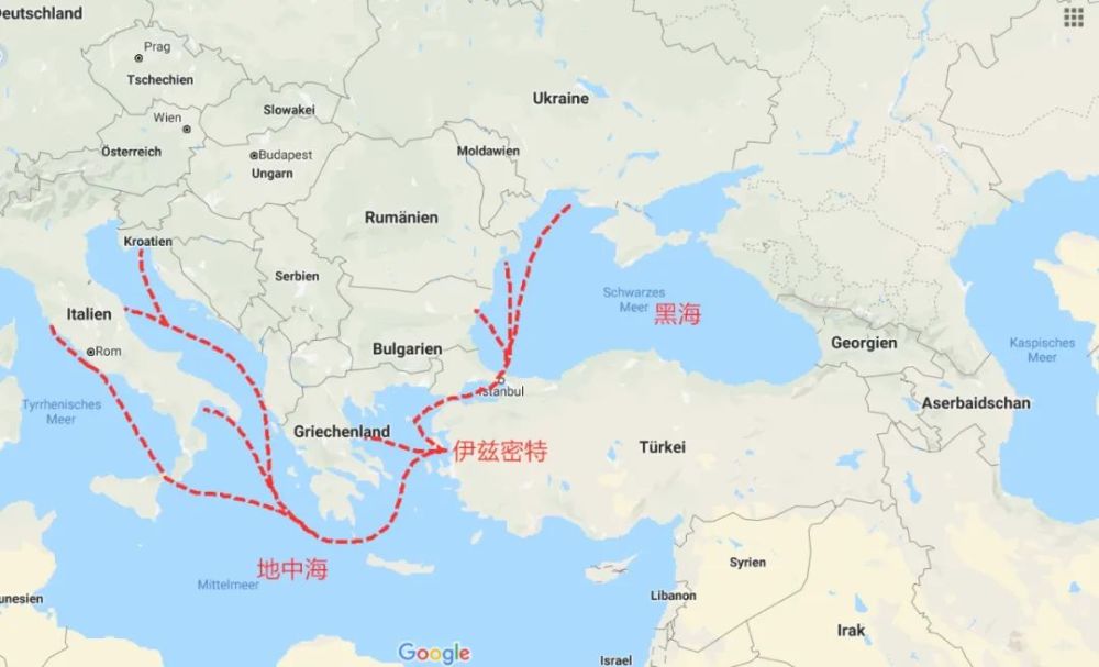 (制图:探索新丝路 我们认为,马士基选择伊兹密特的意图十分明显.