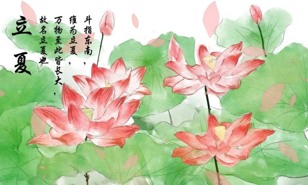 今日立夏让我们在诗词的微风里清爽一夏
