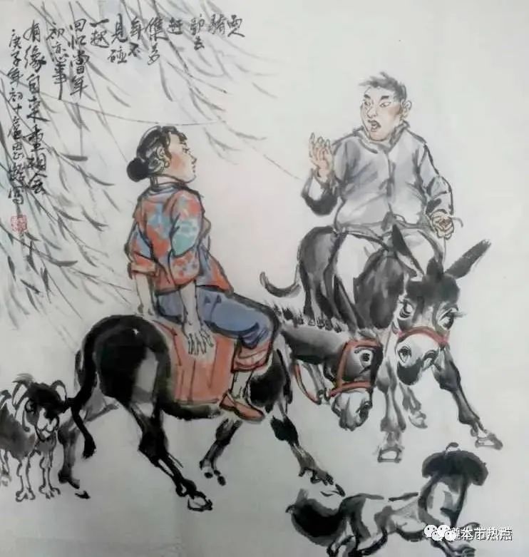 扈恩龄风情人物画新作欣赏