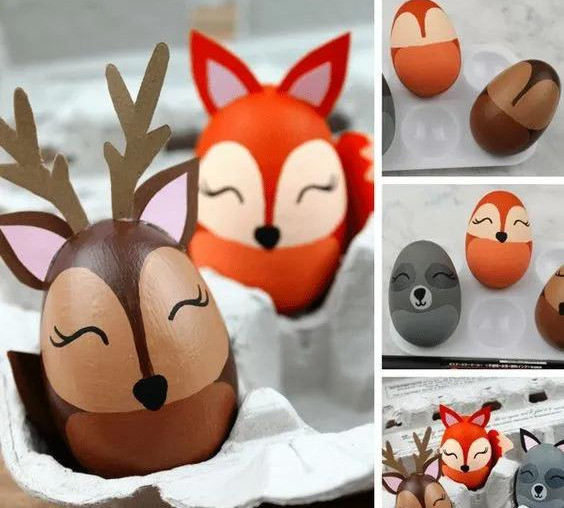 在鸡蛋上画画充满童趣大人孩子都喜欢diy创意手工