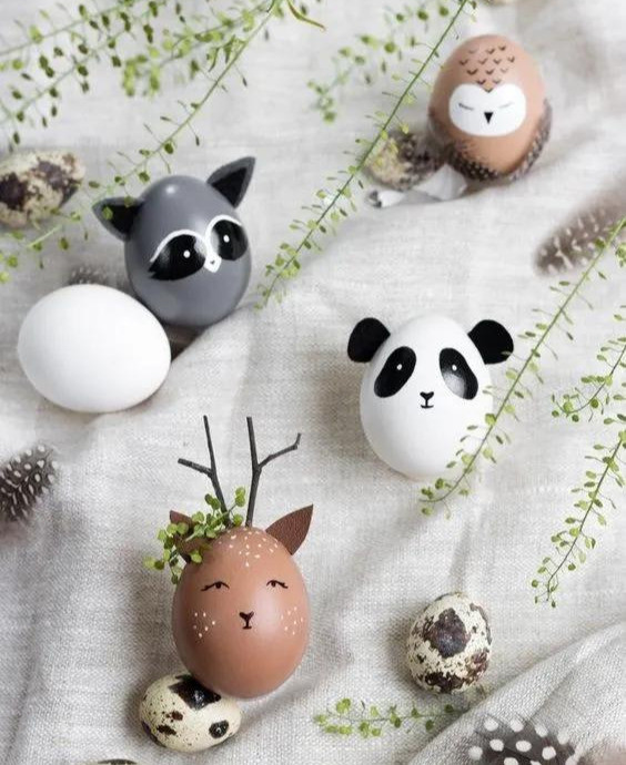 在鸡蛋上画画充满童趣大人孩子都喜欢diy创意手工