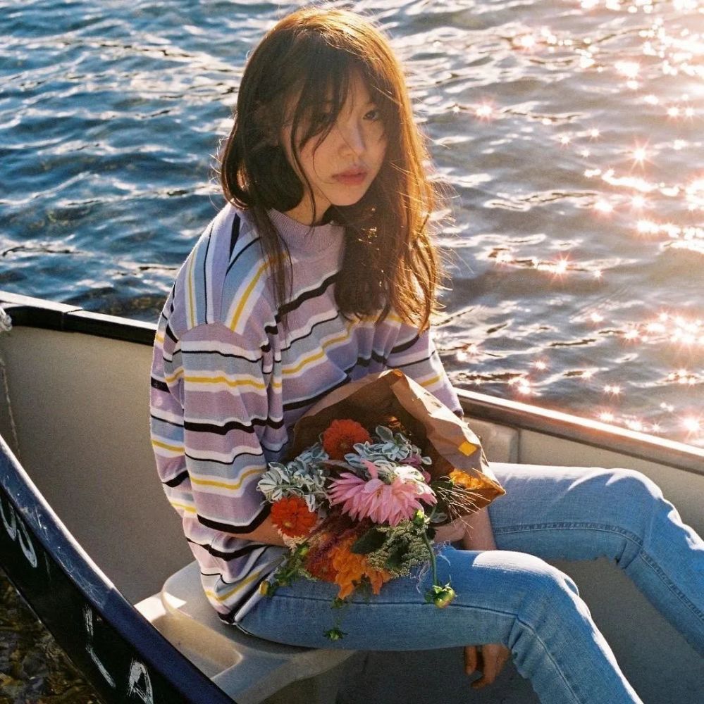 韩国歌手roco的日常照太有少女感了