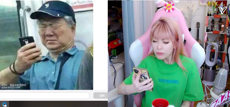周淑怡玩表情包cos大赛,当众模仿小团团和宝哥,奇怪的姿势增加了!