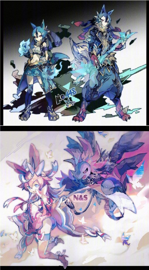 小编的重点来了哟,就是把所有的宝可梦都变成拟人化的状态