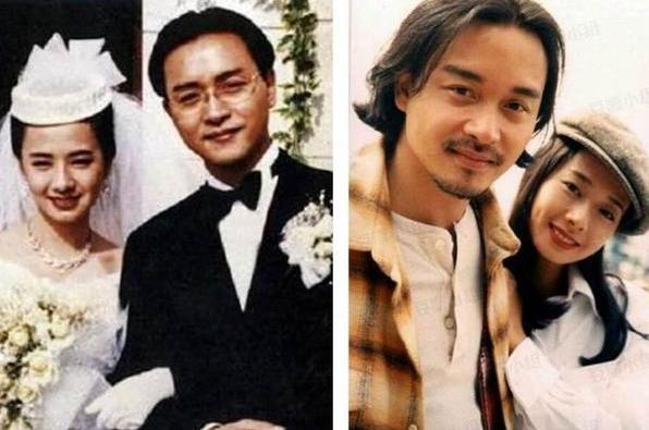 第三段婚姻的老公还是由张国荣介绍的,他们两个结婚的时候,张国荣带着