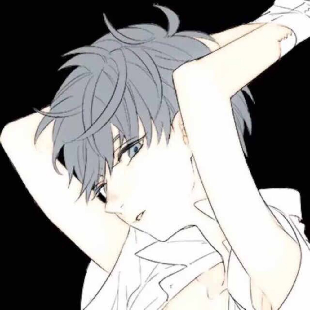 动漫男生头像上帝总会安排一个温柔的人来找你