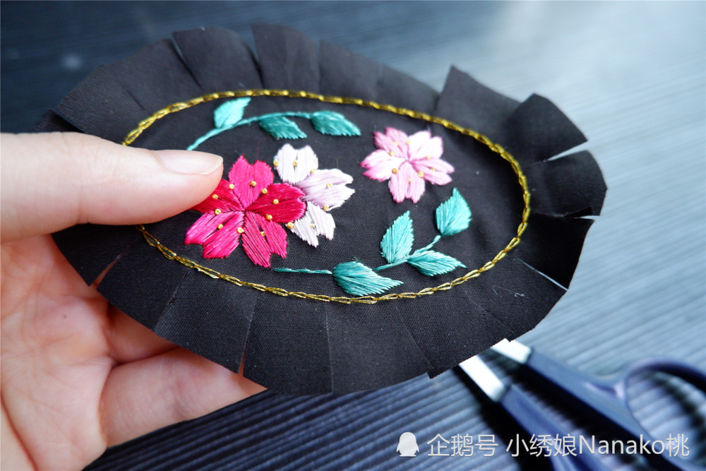 樱花的季节已过教你用针线让樱花开在你的脑后