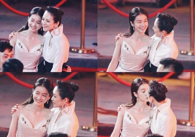 章子怡生二胎后和张雪迎用餐两人互相抢食俏皮可爱状态年轻