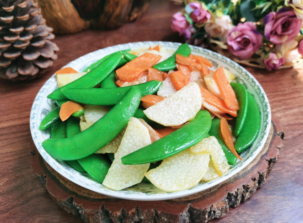 简单的炒扁豆就2招营养又健康很家常又很下饭十分钟就搞定