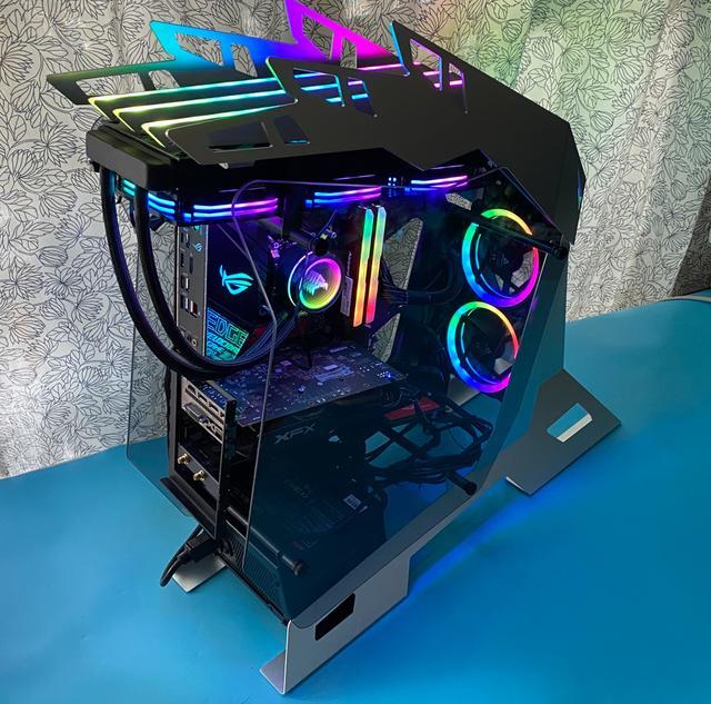 异形机箱好玩吗?装一个看看效果如何,大水牛铁血战士铝合金酷不