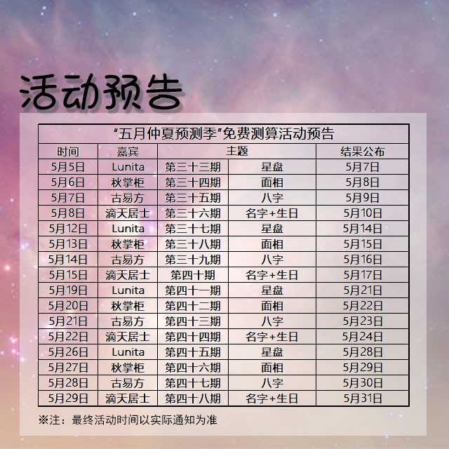 古易方从八字看5月爱情婚姻运 腾讯新闻