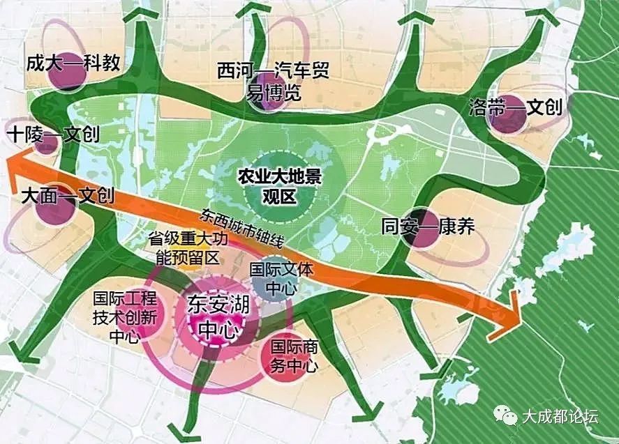 东西城市轴线东安新城段采用双向14车道