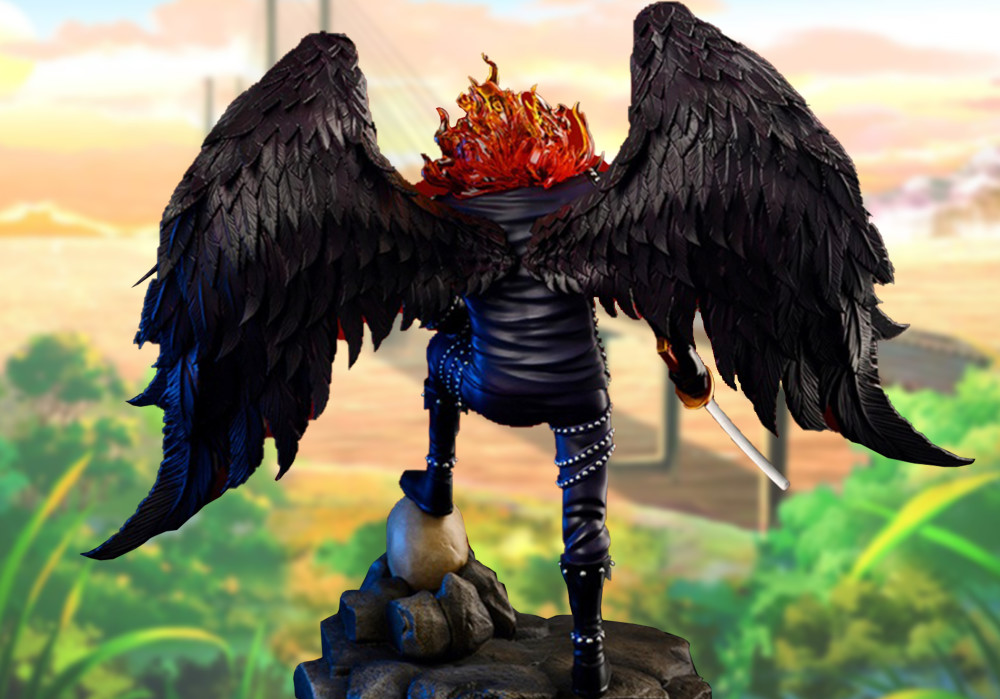 海贼王:三灾烬的手办,每根羽毛纹理都清晰可见,这得花多少时间