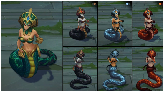 测试服蛇女技能改动,r技能范围增大,网友:这是个投影仪?