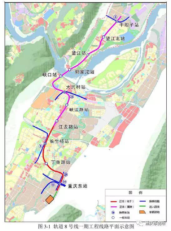 重庆轻轨27号线规划图图片