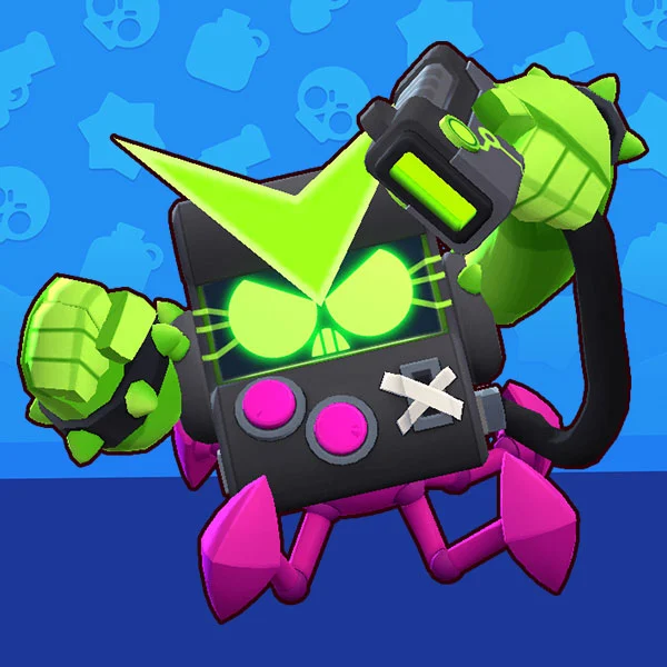 《荒野乱斗》英雄介绍第10期:热血游戏机器人8比特_腾讯新闻