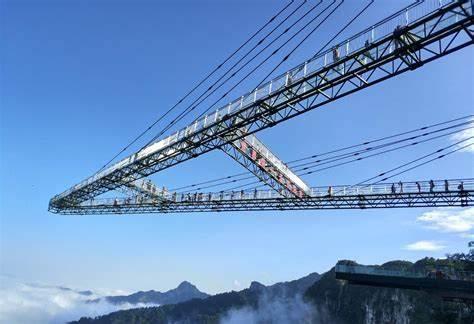 不止美景重庆测试世界上最高的彩虹秋千刺激