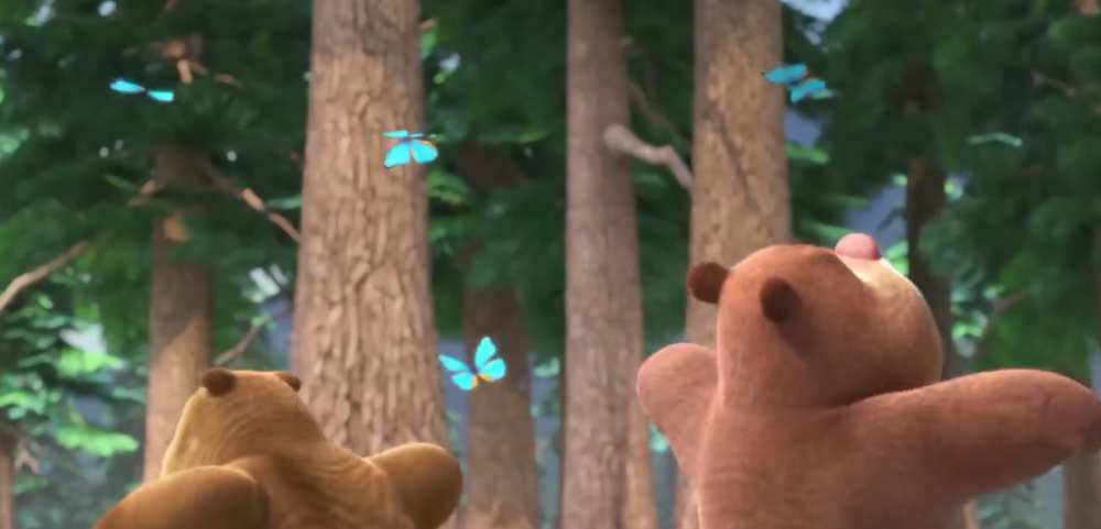 熊大熊二小时候的举动直接让光头强失业?怪不得一直相爱相杀