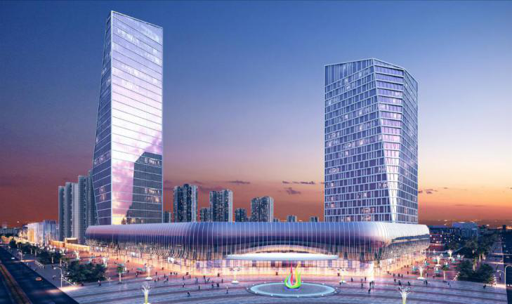 广西贵港未来第一高楼图片