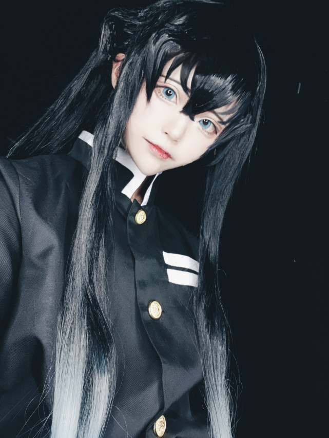 时透无一郎cos,小哥哥的发型实在是太可爱了