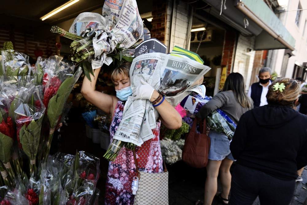 美国加州放松限制花店重新开门 腾讯新闻