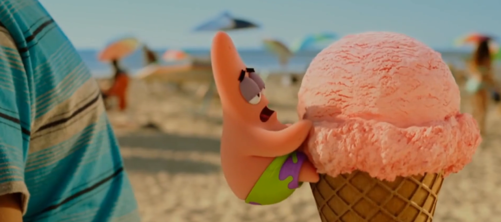 能让提不起精神的派大星精神气爽?除了冰淇淋还能有谁?