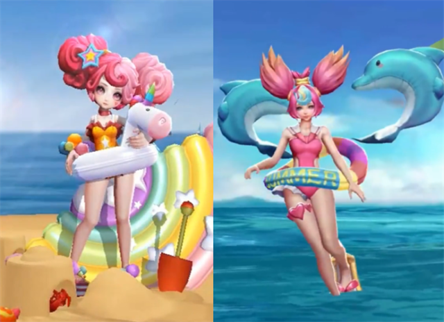 公孙离夏日皮肤