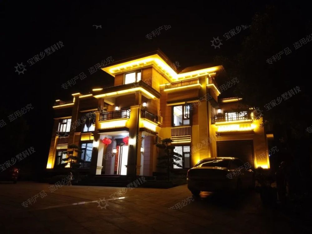 pro款乡墅实景2020年春节,上千个村庄即将被一栋栋美丽的乡村别墅点亮