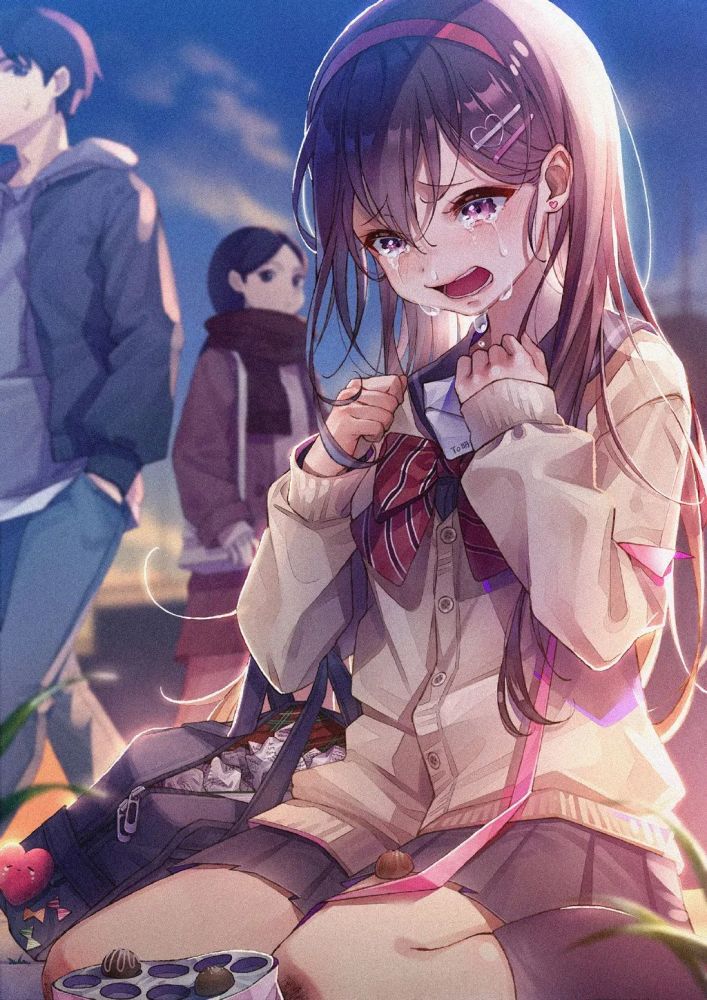 校园爱情故事日本画师unjem的插画作品