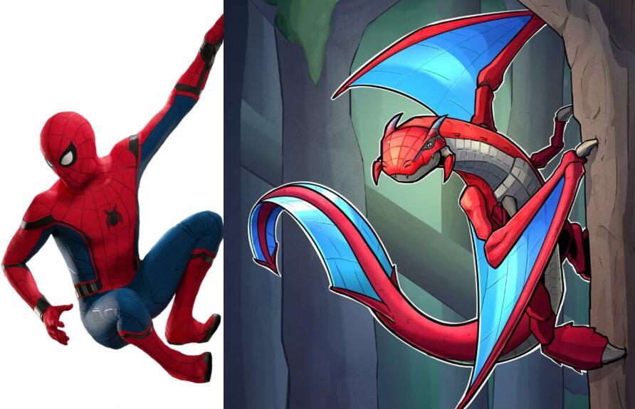 超级英雄龙化蜘蛛侠变蜘蛛龙你看惊奇龙王多惊艳