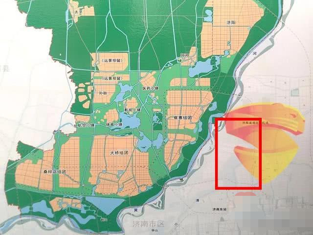 济南先行区,黄河北岸那么大,为什么要紧贴着黄河大坝"抻油条"?看一看!