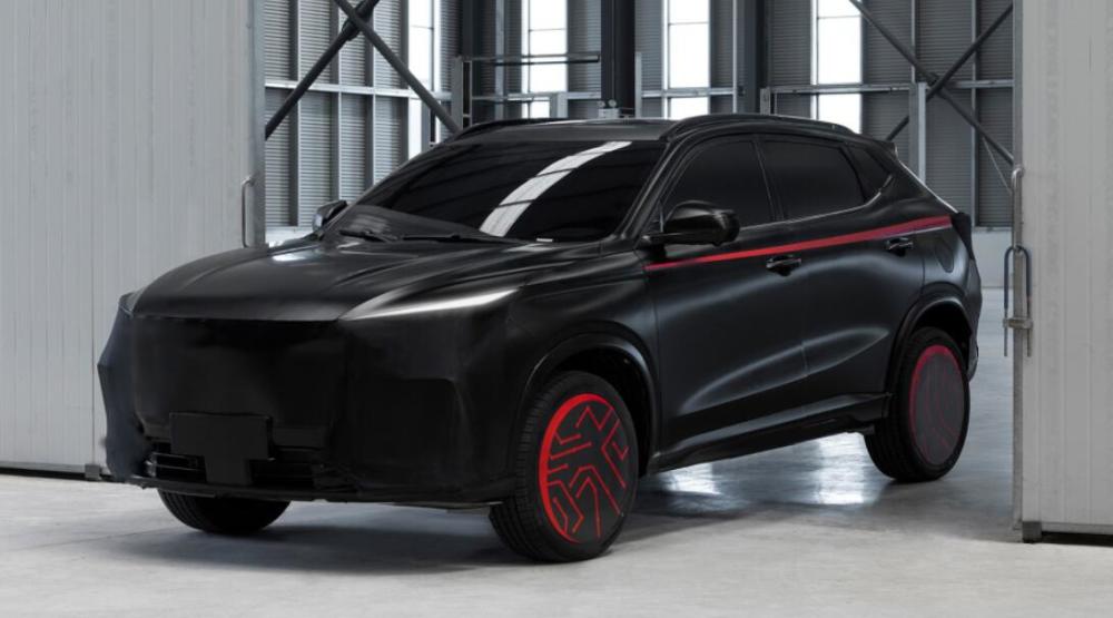 欧尚x7刚火,全新"黑武士"紧接登场,搭蓝鲸1.5t,比q5l更帅_腾讯新闻