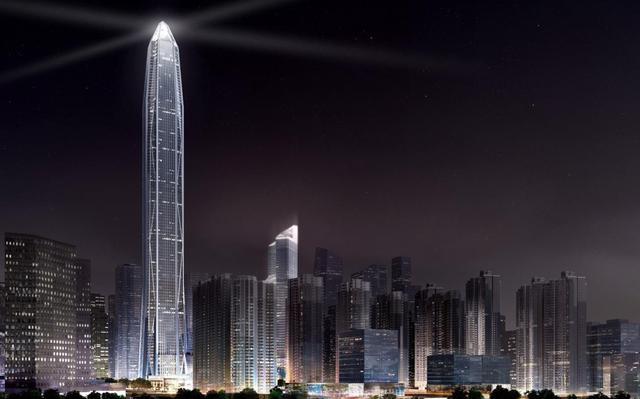 中国高楼排行_我国35座369+的高楼排名,深圳摩天之最实至名归