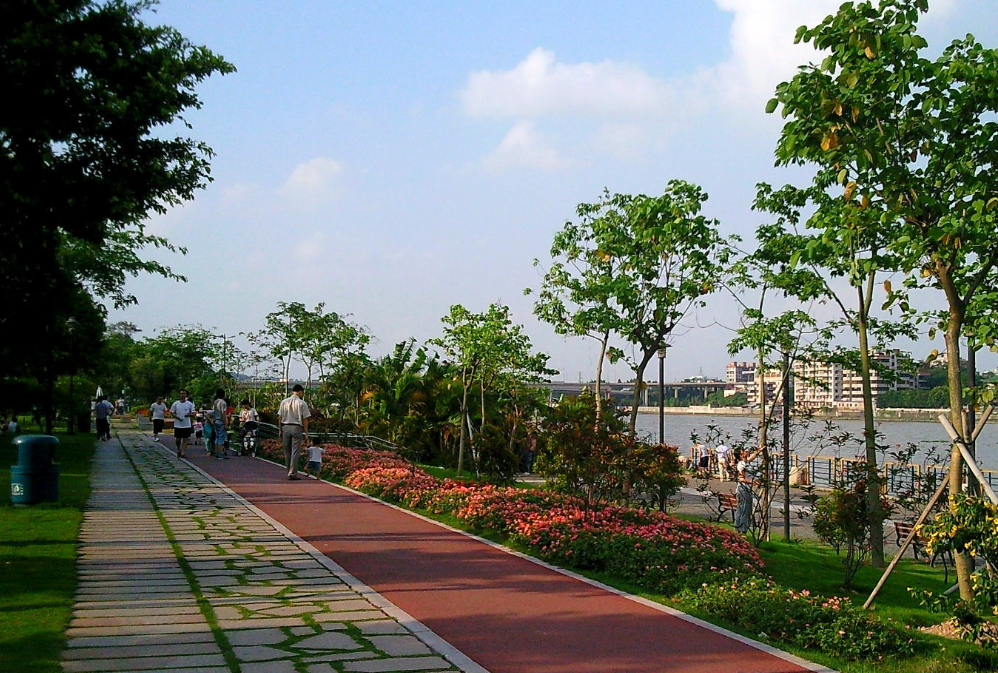 广州河滨公园图片